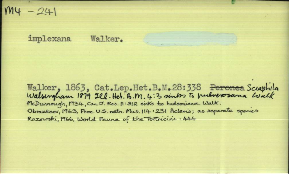 front of card